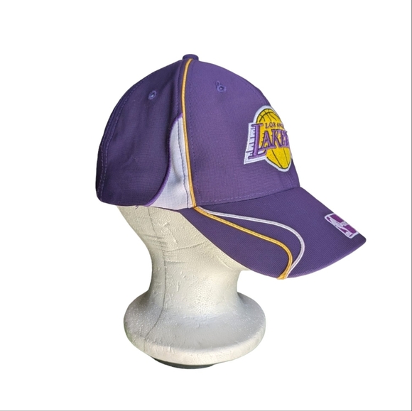 Vintage Los Angeles Lakers Basketball 47 Hardwood Classics Edition 1990's Hat - Picture 6 of 14